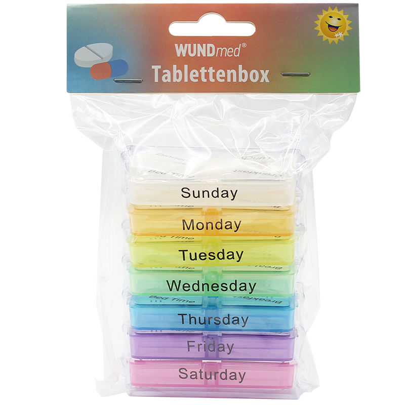 Tablettenbox Rainbow 