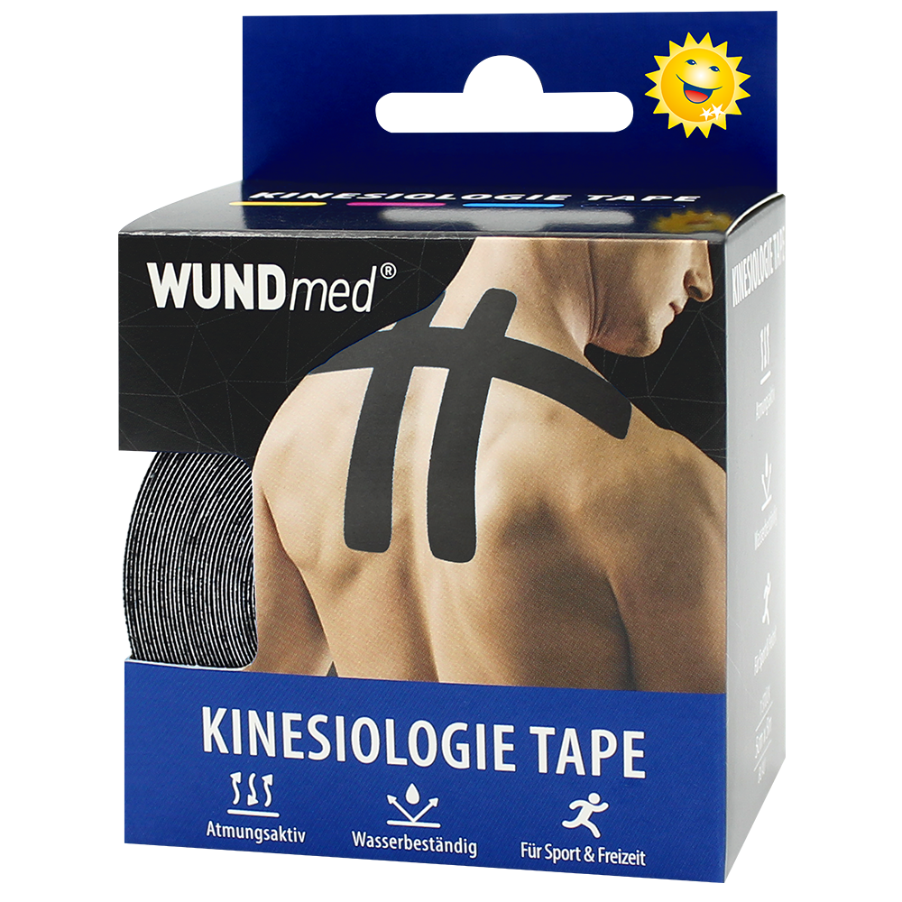 Kinesiologie Tape Schwarz 